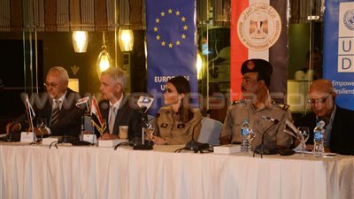 سحر نصر: 60% من أراضي الساحل الشمالي الغربي تحتاج إلى تطهير الألغام