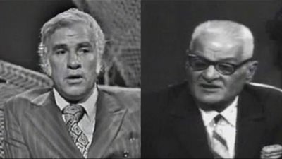 غدا.. لقاء نادر لشيخ الصحفيين وأحمد رجب على شاشة «ماسبيرو زمان»