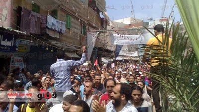 الجماعة الإرهابية تنظم مسيرة بدمياط