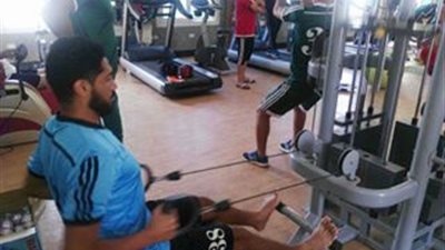 تدريبات بدنية شاقة للاعبي غزل المحلة استعدادا للمظاليم