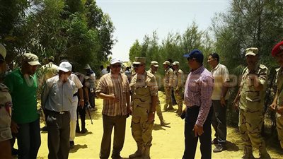 إزالة ورفع التعديات على 40 فدانا بقرية الأمل في الإسماعيلية