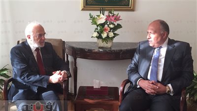 بالصور.. وزير الخارجية يلتقي نظيره العراقي