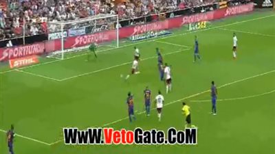 بالفيديو.. «مورينو» يتقدم بالهدف الثاني لفالنسيا في برشلونة