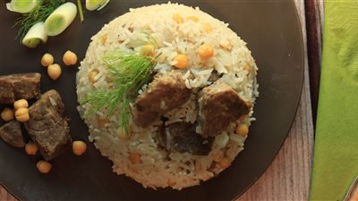 طريقة إعداد كرات الأرز باللحم