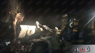 بالصور.. حريق محدود في مخلفات قمامة على طريق عز الدين بالإسماعيلية