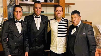 عبد الباسط حمودة والليثي وشيبة ينتهون من تصوير أغنية  