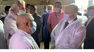 محافظ القاهرة يتفقد المجزر الآلي ويشدد على غسل العنابر بالمطهرات | صور