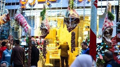 إقبال مواطني الإسكندرية على محلات بيع اللحوم احتفال بعيد الأضحى | صور