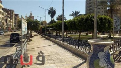 حدائق ومنتزهات كفر الشيخ خالية من المواطنين في أول أيام العيد  | صور