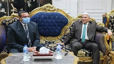 محافظ البحيرة يستقبل القيادات الأمنية للتهنئة بعيد الأضحى