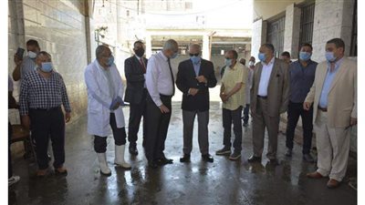 محافظ الجيزة يتابع توافد المواطنين لذبح الأضاحي بمجزر الوراق