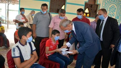 محافظ القليوبية يشارك الأيتام  فرحة عيد الأضحى المبارك