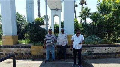 رئيس جمصة يتفقد مداخل ومخارج المدينة في اولي ايام عيد الاضحى | صور