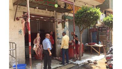 حملات تفتيشية على محلات الجزارة ومنافذ بيع اللحوم في المنصورة خلال عيد الأضحى | صور
