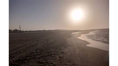 شاطئ جمصة  خالي من المصطافين في أول  أيام عيد الأضحي | فيديو