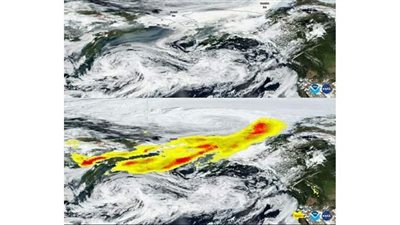 أدخنة حرائق غابات سيبيريا  تصل كندا .. والأرصاد تكشف السبب