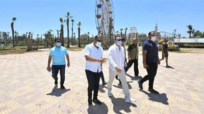 نائب محافظ الدقهلية يتفقد غلق شاطئ  جمصة ثاني أيام عيد الأضحي المبارك | صور