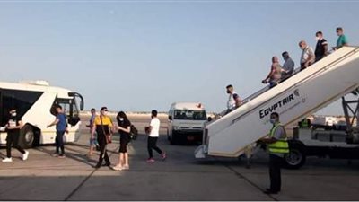 مطار شرم الشيخ يستقبل أولي رحلات مصر للطيران السياحية قادمة من بغداد