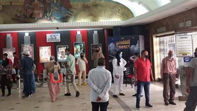 توافد المحتفلين بعيد الأضحى على سينمات الإسكندرية