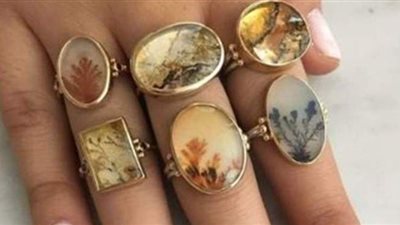 Floral rings موضة إكسسوارات ٢٠٢٠  