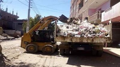 رفع 60 طنا من القمامة في أبوصوير بالإسماعيلية