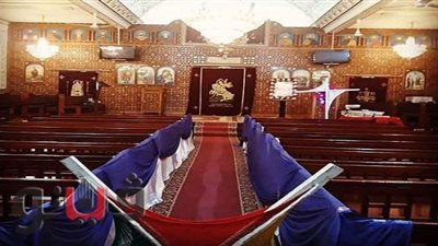 الفرحة تسيطر على أقباط الشرقية لعودة الصلاة في الكنائس