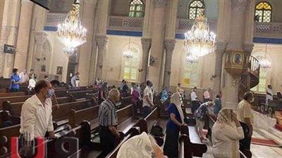 عودة الصلاة لكنائس الإسكندرية وسط تدابير احترازية | صور