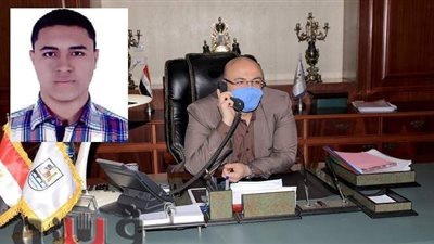 في اتصال تليفوني.. محافظ بني سويف يهنئ  أول الجمهورية بالثانوية العامة