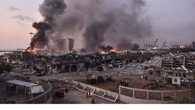 انفجار مرفأ بيروت | 10 فيديوهات ترصد مأساة لبنان  المنكوبة