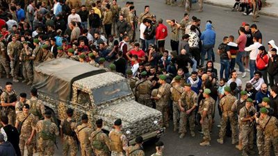 انتشار الجيش اللبناني في شوارع بيروت بعد انفجار مرفأ بالعاصمة