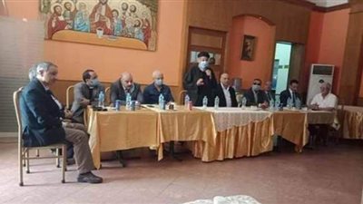 مرشحو مستقبل وطن المنيا يجرون جولة على الأقباط الأرثوذكس