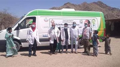 قوافل طبية لفحص وعلاج أصحاب الأمراض المزمنة بشرم الشيخ