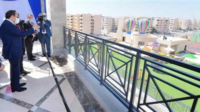 السيسي يتفقد منطقة المنتزه التاريخية بالإسكندرية