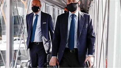 رئيس ريال مدريد يرافق بعثة الفريق لإنجلترا لمواجهة مانشستر سيتي | صور