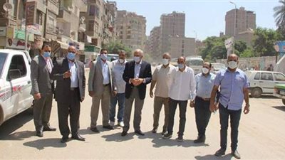 محافظ الجيزة ينذر موظفى بولاق الدكرور: 