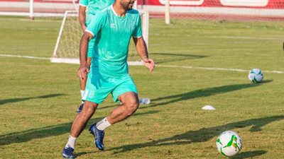 إصابة لاعب الأهلي في المران المسائي