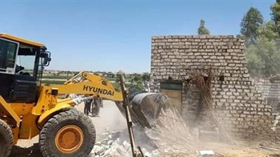 إزالة 39 حالة تعدٍ واسترداد 163 فدان أملاك دولة بمركز الفتح بأسيوط