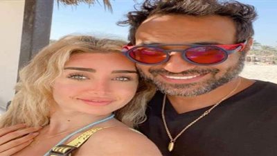 أحدث صورة لـ هنا الزاهد وأحمد فهمي من الساحل الشمالي