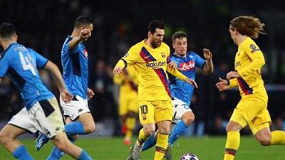 التشكيل المتوقع لبرشلونة ونابولي في دوري أبطال أوروبا