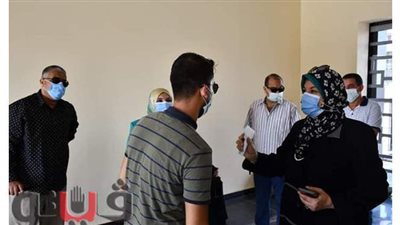 رئيسة جامعة قناة السويس تتابع  بدء اختبارات القدرات بكلية التربية الرياضية
