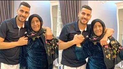 أحمد مسعود يغادر معسكر المصري ببرج العرب لوفاة والدته