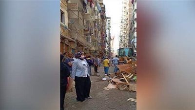 إزالة سوق القاهرة في الإسكندرية | صور