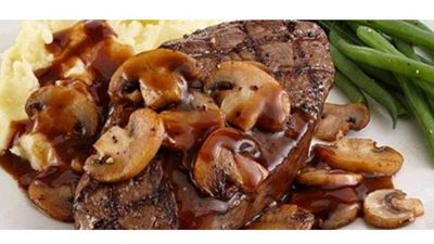 طريقه تحضير ستيك لحم بصوص المشروم