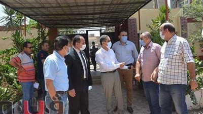 محافظ القاهرة يتفقد موقع حادث التصادم والحريق على الطريق الدائري