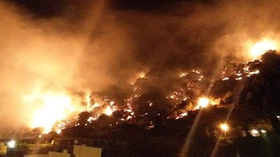 اندلاع حريق هائل في 