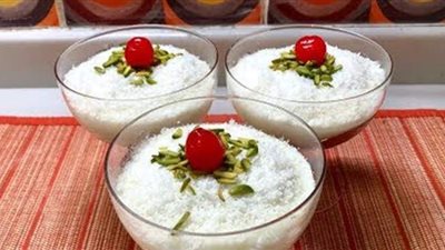 طريقة عمل مهلبية عيش السرايا تحلية خفيفة في عز الحر من مطبخ آسيا