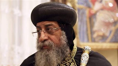 البابا تواضروس يعزي الأنبا بيجول في رحيل الراهب روفائيل المحرقي