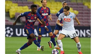 برشلونة يتأهل لربع نهائي دوري الأبطال بثلاثية في نابولي