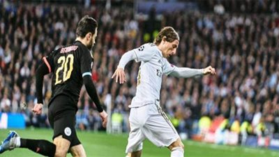 مانشستر سيتي يتعادل 1-1 أمام ريال مدريد بالشوط الأول
