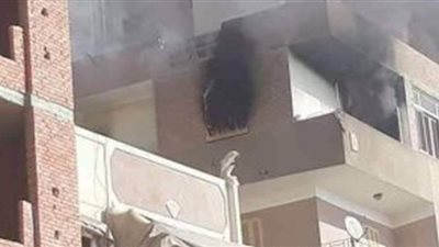 إخماد حريق نشب داخل شقة سكنية فى المقطم